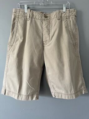 GAP Men's Khaki Flat-Front Casual Shorts